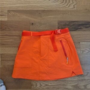 Outdoor Voices Orange Skirt with Belt